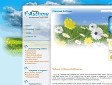 Tablet Screenshot of discoverasthma.com
